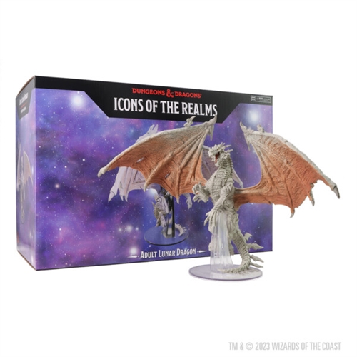 DnD - Adult Lunar Dragon - Icons of the Realms - DnD miniature